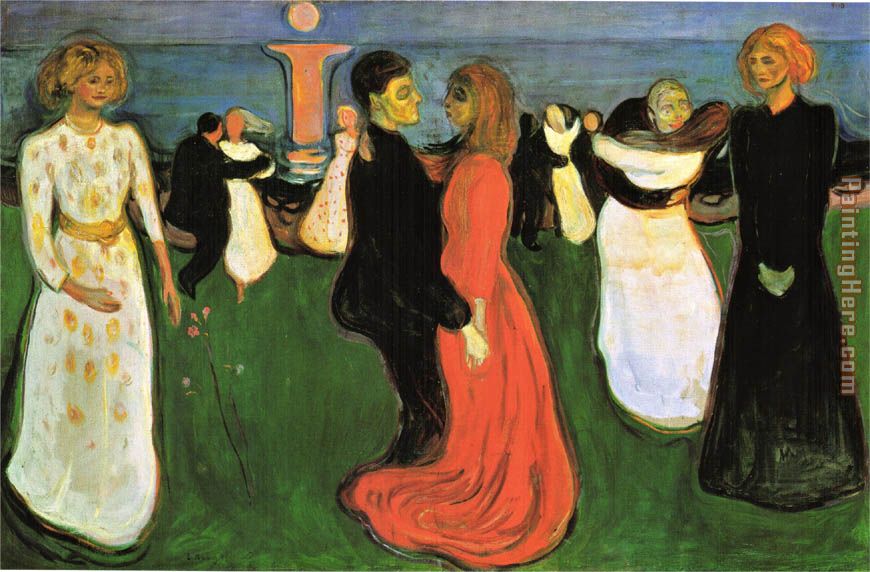 The Dance Of Life painting - Edvard Munch The Dance Of Life art painting